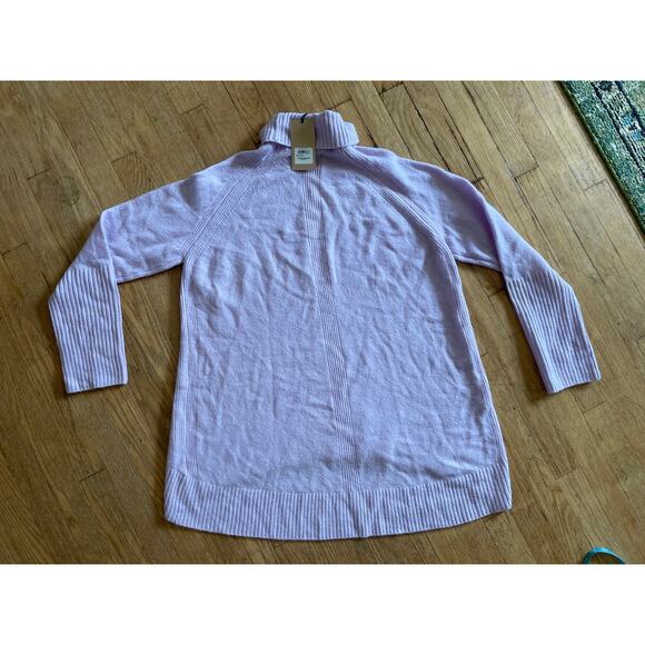 NWT Halogen Cashmere Turtleneck Sweater Womens Size Large Minimalist Winter - Picture 6 of 6